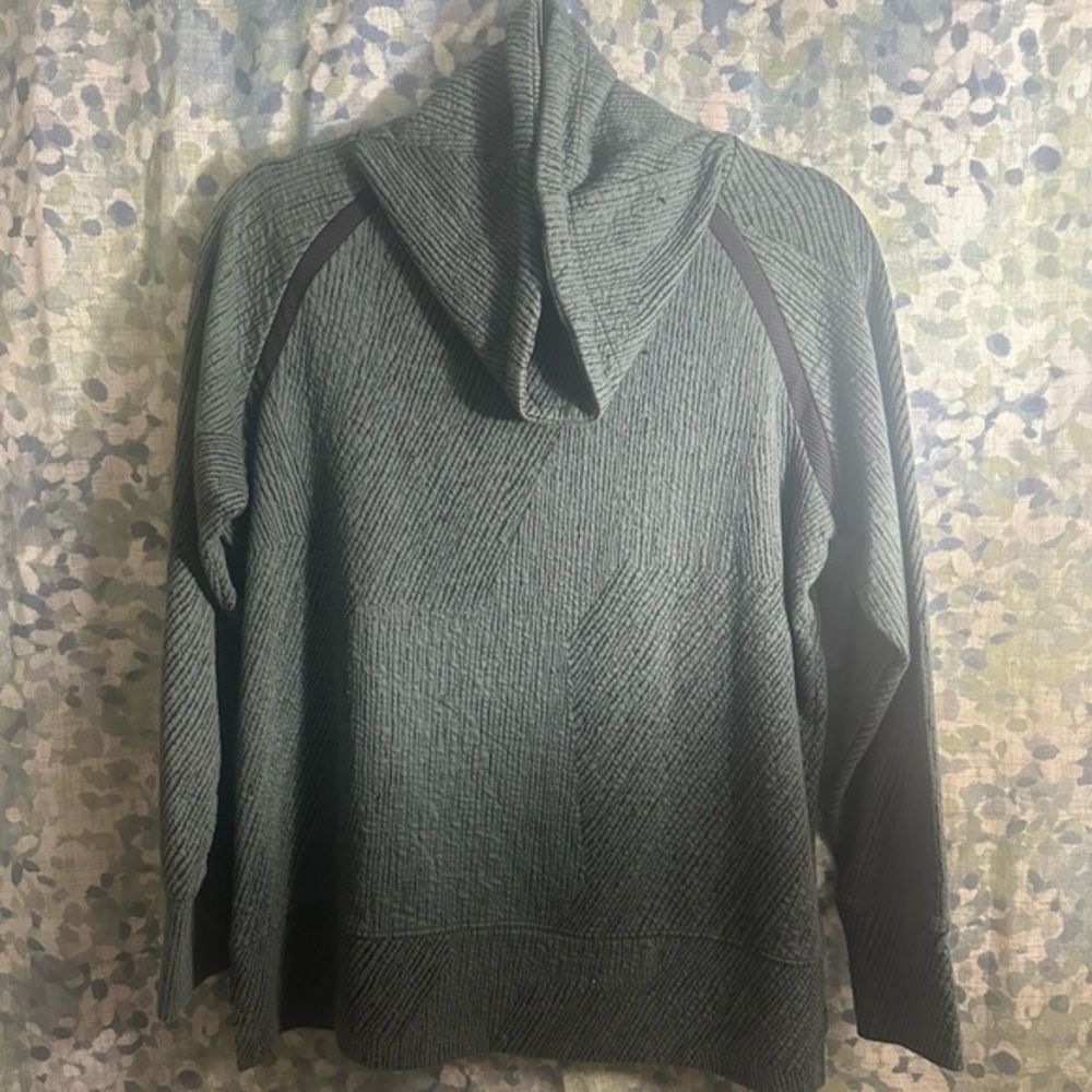 Cowl Neck Pullover Sweatshirt